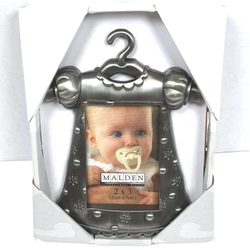 Malden Pewter Finish Little Girl Dress Photo Frame 2